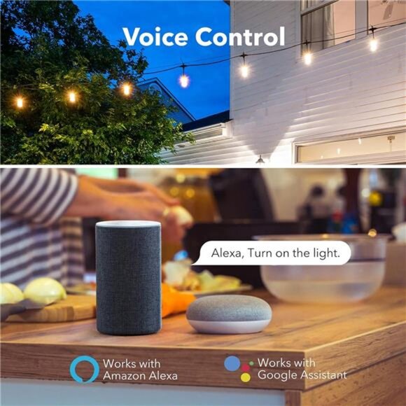 Outdoor Smart Plug Waterproof WiFi Outdoor Outlet Timer with 6 Grounded Outlets - Picture 3 of 6